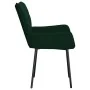 Sillas de comedor 2 unidades terciopelo verde oscuro de , Sillas de comedor - Ref: Foro24-344822, Precio: 116,20 €, Descuento: %