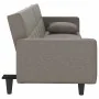 Sofá cama con cojines tela gris taupe by , Sofas - Ref: Foro24-351880, Price: 281,25 €, Discount: %