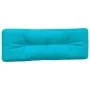 Cojines para palés 2 piezas tela turquesa by , Cushions for chairs and sofas - Ref: Foro24-360754, Price: 81,61 €, Discount: %