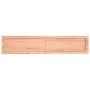 Estante pared madera roble tratada marrón claro 140x30x(2-6) cm by , Shelves and shelves - Ref: Foro24-363701, Price: 46,48 €...
