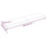 Estante pared madera roble tratada marrón claro 140x30x(2-6) cm by , Shelves and shelves - Ref: Foro24-363701, Price: 46,48 €...
