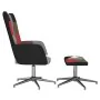 Silla de relax con taburete tela patchwork de , Sillones - Ref: Foro24-328202, Precio: 151,52 €, Descuento: %