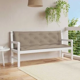 Cojín de banco de jardín tela Oxford taupe 150x(50+50)x7 cm by , Cushions for chairs and sofas - Ref: Foro24-315024, Price: 4...
