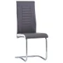 Juego de comedor 9 piezas cuero sintético gris by , Furniture sets for kitchens and dining rooms - Ref: Foro24-3053098, Price...
