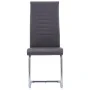 Juego de comedor 9 piezas cuero sintético gris by , Furniture sets for kitchens and dining rooms - Ref: Foro24-3053098, Price...