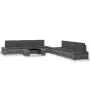 Juego de muebles de jardín 7 piezas ratán sintético gris de , Conjuntos de jardín - Ref: Foro24-3054602, Precio: 643,01 €, De...