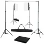Kit de estudio fotográfico con luces softbox y fondo by , Flashes and studio lighting - Ref: Foro24-3055058, Price: 180,30 €,...