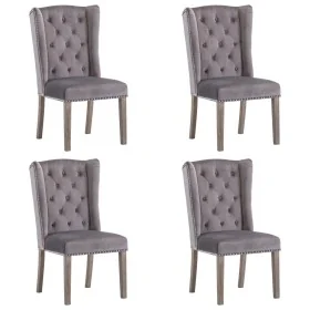 Sillas de comedor 4 unidades terciopelo gris von , Essstühle - Ref: Foro24-3055851, Preis: 890,96 €, Rabatt: %