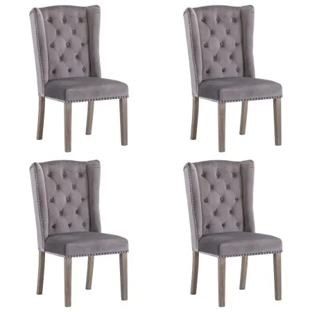 Sillas de comedor 4 unidades terciopelo gris von , Essstühle - Ref: Foro24-3055851, Preis: 890,96 €, Rabatt: %