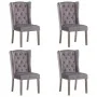 Sillas de comedor 4 unidades terciopelo gris von , Essstühle - Ref: Foro24-3055851, Preis: 890,96 €, Rabatt: %