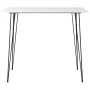 Mesa alta y taburetes de bar 7 piezas blanco by , Furniture sets for kitchens and dining rooms - Ref: Foro24-3057416, Price: ...