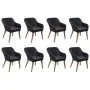 Juego de comedor para jardín 9 piezas ratán sintético negro de , Conjuntos de jardín - Ref: Foro24-3059485, Precio: 987,15 €,...