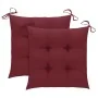 Sillas de comedor jardín con cojines 2 uds madera maciza acacia de , Sillas de jardín - Ref: Foro24-3060852, Precio: 206,91 €...