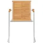 Sillas de jardín con cojines 2 uds madera maciza teca y acero by , Garden chairs - Ref: Foro24-3061518, Price: 279,06 €, Disc...