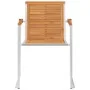 Sillas de jardín con cojines 2 uds madera maciza acacia y acero by , Garden chairs - Ref: Foro24-3061494, Price: 279,81 €, Di...