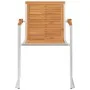 Sillas de jardín con cojines 2 uds madera maciza acacia y acero von , Gartenstühle - Ref: Foro24-3061507, Preis: 259,05 €, Ra...