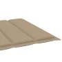 Tumbona con cojín madera maciza de acacia y acero galvanizado von , Liegen - Ref: Foro24-3061545, Preis: 270,05 €, Rabatt: %