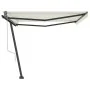 Cream automatic standing awning 400x300 cm by vidaXL, Awnings - Ref: Foro24-3069747, Price: 527,35 €, Discount: %