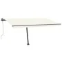 Cream automatic standing awning 400x300 cm by vidaXL, Awnings - Ref: Foro24-3069747, Price: 527,35 €, Discount: %