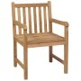 Sillas de jardín 2 uds madera maciza de teca con cojines crema von , Gartenstühle - Ref: Foro24-3062732, Preis: 293,74 €, Rab...