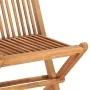 Set comedor de jardín plegable 3 piezas madera de teca cojines von , Gartensets - Ref: Foro24-3063175, Preis: 170,08 €, Rabat...