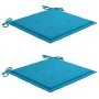 Set comedor de jardín plegable 3 piezas madera de teca cojines von , Gartensets - Ref: Foro24-3063175, Preis: 170,08 €, Rabat...