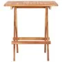 Set de bistró 3 piezas madera de teca y cojines a cuadros rojos von , Gartensets - Ref: Foro24-3063238, Preis: 195,31 €, Raba...