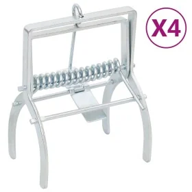 Trampas para topos 4 unidades acero galvanizado plateado von , Fallen zur Schädlingsbekämpfung - Ref: Foro24-150682, Preis: 2...