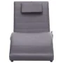 Diván de masaje con almohada de cuero artificial gris by , Daybeds - Ref: Foro24-281288, Price: 268,43 €, Discount: %