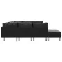 Sofá seccional de cuero sintético negro von , Sofas - Ref: Foro24-287203, Preis: 1,00 €, Rabatt: %