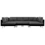 Sofá seccional de cuero sintético negro von , Sofas - Ref: Foro24-287203, Preis: 1,00 €, Rabatt: %