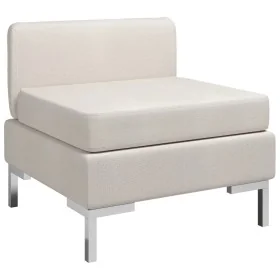 Sofá central seccional con cojín tela color crema von , Sofas - Ref: Foro24-287002, Preis: 125,71 €, Rabatt: %