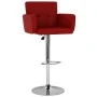 Taburetes de cocina 2 unidades cuero sintético rojo vino tinto von , Küchenhocker - Ref: Foro24-323659, Preis: 183,12 €, Raba...