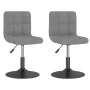 Sillas de comedor giratorias 2 uds de terciopelo gris claro von , Essstühle - Ref: Foro24-334263, Preis: 101,41 €, Rabatt: %