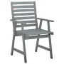 Sillas comedor de jardín 3 uds madera maciza acacia y cojines von , Gartenstühle - Ref: Foro24-3064436, Preis: 290,57 €, Raba...