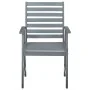 Sillas comedor de jardín 3 uds madera maciza acacia y cojines von , Gartenstühle - Ref: Foro24-3064436, Preis: 290,57 €, Raba...