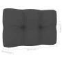 Silla de jardín y cojines gris antracita madera pino impregnada von , Gartenstühle - Ref: Foro24-3065741, Preis: 176,81 €, Ra...