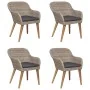 Juego de comedor para jardín 5 piezas marrón by , Garden sets - Ref: Foro24-3067733, Price: 577,15 €, Discount: %