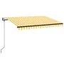 Toldo automático LED sensor de viento amarillo blanco 350x250cm de , Toldos - Ref: Foro24-3069093, Precio: 493,18 €, Descuent...