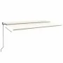 Toldo automático con LED sensor de viento crema 600x350 cm von , Markisen - Ref: Foro24-3069252, Preis: 862,15 €, Rabatt: %