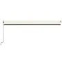 Toldo automático con LED sensor de viento crema 600x350 cm von , Markisen - Ref: Foro24-3069252, Preis: 862,15 €, Rabatt: %