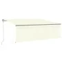 Toldo retráctil automático con persiana 4,5x3 m color crema von , Markisen - Ref: Foro24-3069447, Preis: 506,88 €, Rabatt: %