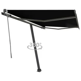 Toldo de pie automático gris antracita 350x250 cm by , Awnings - Ref: Foro24-3069729, Price: 486,69 €, Discount: %
