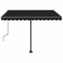 Toldo de pie automático gris antracita 350x250 cm by , Awnings - Ref: Foro24-3069729, Price: 495,60 €, Discount: %
