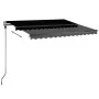 Toldo de pie automático gris antracita 350x250 cm by , Awnings - Ref: Foro24-3069729, Price: 495,60 €, Discount: %