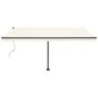 Toldo de pie automático crema 450x350 cm by , Awnings - Ref: Foro24-3069847, Price: 607,59 €, Discount: %