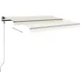 Toldo de pie automático crema 450x350 cm by , Awnings - Ref: Foro24-3069847, Price: 607,59 €, Discount: %