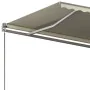 Toldo de pie automático crema 450x350 cm by , Awnings - Ref: Foro24-3069847, Price: 607,59 €, Discount: %