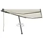 Toldo automático con LED y sensor de viento crema 400x350 cm von , Markisen - Ref: Foro24-3069832, Preis: 897,77 €, Rabatt: %