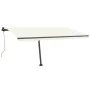 Toldo automático con LED y sensor de viento crema 400x350 cm von , Markisen - Ref: Foro24-3069832, Preis: 897,77 €, Rabatt: %